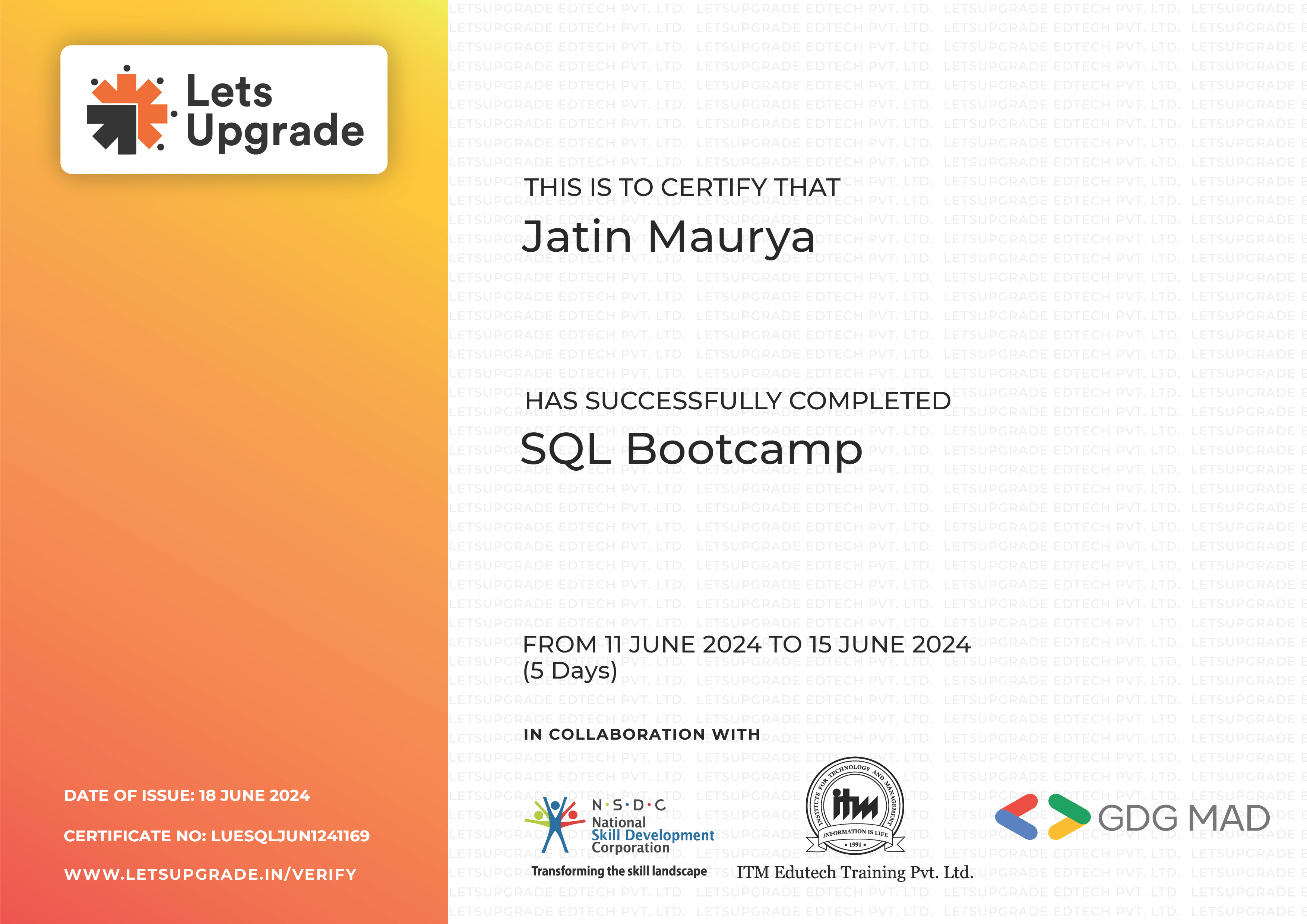 Sql Bootcamp
